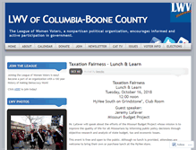 Tablet Screenshot of lwvcbc.org